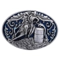 Miniatyrbild 1 av 5: Western Barrel Racing Modell Legering Rodeo Bältesspänne Standard
