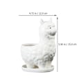 Miniatyrbillede 2 af 3: 2 stk. Alpaca Blomsterpotte