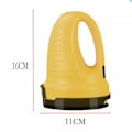 Pikkukuva 3 / 3: Sähköinen lumen- ja jäänraappa, kannettava sähköraappa USB-latauksella Yellow