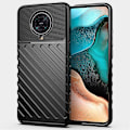 Miniatyrbillede 1 af 2: Sort Soft Twill Tekstur TPU Cover til Din Xiaomi Redmi K30 Pro/Poco F2 Pro
