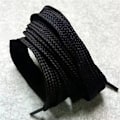 Miniatyrbild 6 av 10: 3 Färger 1,5 cm Breda Skosnören Unisex Polyester Skosnören D black null