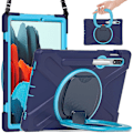 Miniatyrbild 1 av 5: För Samsung Galaxy Tab S7 Plus Fe Fodral Magnetiskt Ställ Skydd med Pennhållare För Galaxy Tab S6 Lite Tab A 10.1 A 8 A7 10.4 Fodral Purple Blue Tab A7 lite 8.7