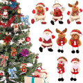 Miniatyrbild 1 av 4: 2023 Gott Nytt År Julgransprydnader Gör-Det-Själv Julklapp Jultomte Snögubbe Trädhänge Docka Hängande Dekorationer För Hemmet Noel Natal C