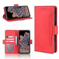 Wallet Stand Case til Galaxy Xcover Pro, Læderkompatibelt Cover Red