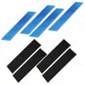 8 kpl Mini Split -ilmansuodatin Yhteensopiva Mitsubishi MAC-2330FT-E & MAC-3000FT-E - Ei kehystä Black&Blue