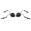 1 par hjälm Arc Rail Adapter Set för Peltor Comtac (Svart)