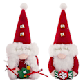 Miniatyrbillede 1 af 5: Rotte Figur Gnom P Elver Rotter P Tomte Hjem Rotte. (rød) (2 stk)