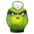 3D Grinch Hettegenser Menn Kvinner Casual Hettegenser Pullover Genser Venner Julegave Qzn Pattern A 3XL
