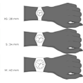 Miniatyrbillede 2 af 3: Ur - ICE WATCH - Ice Glam Rock Kiss Medium - Rød silikonearmbånd - Gyldent kabinet - 40mm Rött, gyllene