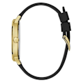 Miniatyrbild 3 av 4: Herrklocka - GUESS - W1264G1 - Svart silikonband - Guldpläterat stålfodral - 44mm Svart guld