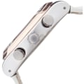 Miniatyrbillede 3 af 4: Ur - Swatch - Yvs412 - Hvidt læder - Quartz - Analog Display Vit, Silver