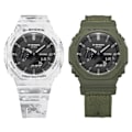 Miniatyrbillede 4 af 4: Herreur CASIO GAE-2100GC-7AER Quartz Analog Digital plastikrem Flerfarvet Flerfärgad