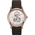 Miniatyrbillede 2 af 3: Montre Mécanique - EMPORIO ARMANI - ARS3401 - Automatisk - Alligatorlæder - Roséguld Rose guld, brun