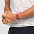 Pikkukuva 3 / 4: Kello - SWATCH - AURINGON POLUT - 34mm - Silikoni - Kestävyys 3 ATM skrikrosa