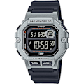 Miniatyrbillede 1 af 4: CASIO Sport Sort og Sølv Resin Steel Ur - Vandtæt 10 Atm - Automatisk - Digital - Herrer sort