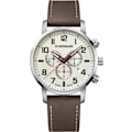 Miniatyrbillede 1 af 4: Ur - Wenger - Attitude Chrono - Læder - Kvarts - Sport Beige, brun, grå