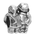 Miniatyrbillede 2 af 2: Charm - Pandora - Julekor - Argent 925 - 1,2 cm - 10 mm Pengar