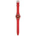 Miniatyrbillede 4 af 4: Ur - SWATCH - CYKLER I SOLEN - 34mm - Silikone - Vandtæthed 3 ATM skrikrosa