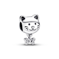 Pikkukuva 1 / 2: Charm - PANDORA - Cat & Bow - Metalli - Hopea - Mixed