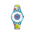 Miniatyrbillede 1 af 4: Ur - SWATCH - NEW GENT QUILTED TIME SUOS108 - Resin - Vandtæthed 3 ATM - Analog Svart vit