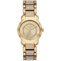 Miniatyrbillede 1 af 4: Kvartsur - MICHAEL KORS - 400372 - Rustfrit stål - 5 ATM vandtæt - Analog guld-