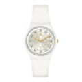 Miniatyrbild 1 av 3: Klocka - SWATCH - SPARKLE SHINE - 34mm - Silikon - Vattentålighet 3 ATM Vitt guld