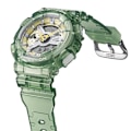 Miniatyrbillede 2 af 4: Ur - Casio - GMA-S120GS-3AER - Kvarts - Analog - Grøn plastikstrop Grön