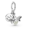 Pikkukuva 1 / 2: Pandora Firefly Glow in the Dark Charm Grå