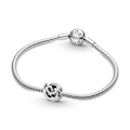 Miniatyrbillede 5 af 5: Charm - PANDORA - Heart and Circles My Family Forever - Sølv - Grå - Kvinder grå