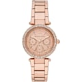 Miniatyrbillede 2 af 3: Multifunktionsur - MICHAEL KORS - Parker - Rustfrit stål - Roséguld - Vandmodstand 10 ATM Rose guld
