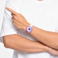 Pikkukuva 3 / 3: Kello - SWATCH - Frieza X Collection Dragon Ball Z - Silikoni - Purppura - Kvartsi Kvartsrörelse