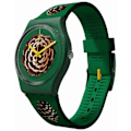 Miniatyrbillede 3 af 4: Ur - Swatch - PINESONE GG221 - Damer - Quartz - Grøn - Analog Grön