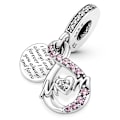 Miniatyrbillede 4 af 5: Charm vedhæng - Pandora - 791488C01 - Sølv - Grå - Damer Grå