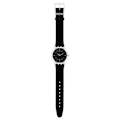 Pikkukuva 1 / 3: Swatch Skin Black Classiness Again kello - Swatch - Naisten silikoni- ja muoviranneke Svart
