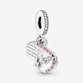Miniatyrbillede 1 af 5: Charm vedhæng - Pandora - 791488C01 - Sølv - Grå - Damer Grå