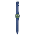 Pikkukuva 4 / 4: Kello - SWATCH - INDIGO-JAOT - 34 mm - Silikonista - Vedenpitävyys 3 ATM Indaco