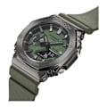 Miniatyrbillede 4 af 4: Ur - Casio - GM-2100B-3AER - Kvarts - Analog - Grøn plastrem Grön