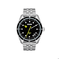 Miniatyrbild 1 av 2: Klocka - Nixon - A12372971 - Kvarts - 42 mm - Vattentålighet 10 Atm silver/svart