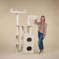 Pikkukuva 1 / 4: Cat Tree - RHRQuality - Cat Kattohuoneisto - Beige - Suuri - Sisä-/ulkona Beige
