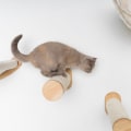 Miniatyrbillede 4 af 4: Kattetræ - RHRQuality - Klatrevæg - Sisalstolper - Kapacitet 20 kg - Beige Beige