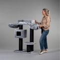 Miniatyrbillede 1 af 4: Kattetræ - RHRQuality - Devon Rex - Grå - 120cm - Til store katte Grå