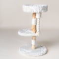 Miniatyrbillede 2 af 4: RHRQuality Furry Bengal Cat Tree Beige Grädde