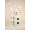 Miniatyrbild 2 av 4: Kattträd - RHRQuality - Cat Penthouse Crown - Beige - 192 cm - För stora katter Beige