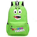 Pikkukuva 2 / 4: Rainbow Friends -reppukoulu, matkareppu Green