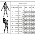 Pikkukuva 3 / 3: Lasten Skeleton Jumpsuit -asu Halloween Cosplay 100cm
