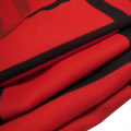 Miniatyrbild 5 av 6: Damskjorta Stripe Rutig Långärmad Top Lapel Casual Blus red XXL