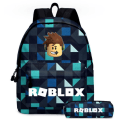 Miniatyrbillede 1 af 4: Roblox Skoletaske Rygsæk med Penalhus Skole Penalhus 1