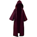 Pikkukuva 1 / 3: Vuxen Halloween Kostym Huvtröjor Robe Cosplay Capes Huvrock musta L red M