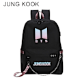 Miniatyrbillede 1 af 10: BTS BT21 Skoletaske Kæde Rygsæk Skuldertasker