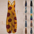 Miniatyrbilde 3 av 3: Dame Jumpsuit V Neck Tank Tops Jumpsuits Løs midje Bodysuit 8# 4XL